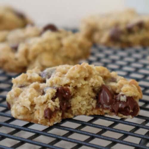 oatmeal chocolate chip cookies no brown sugar with bite